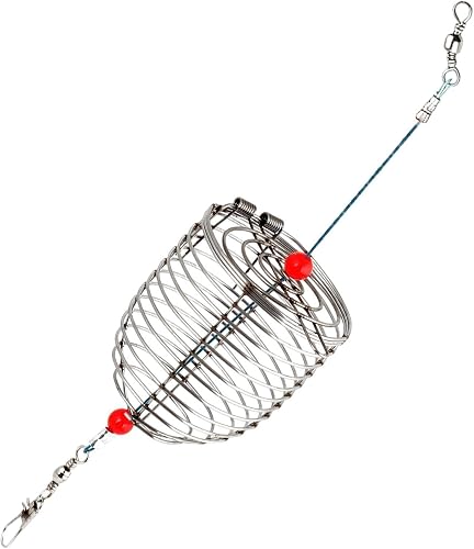 Jaula de Cebo para la Pesca Jaula de Pesca Reutilizable Acero Inoxidable