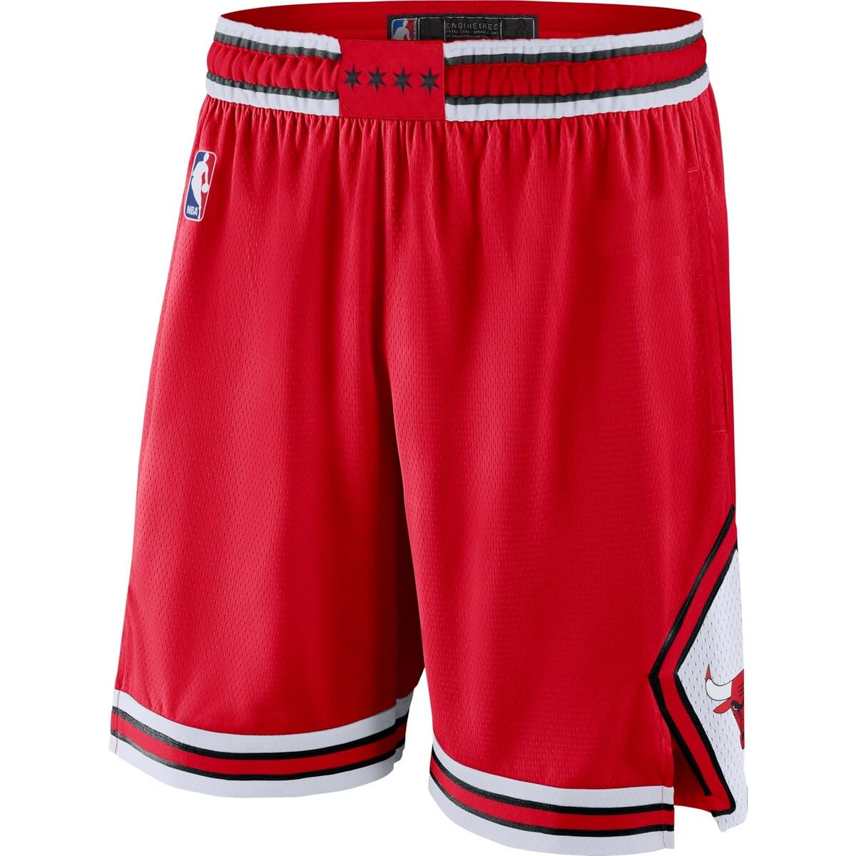Wes and Willy NCAA Mens Palm Tree Swim Trunk, Arkansas Razorbacks, Bullseye Red, XL