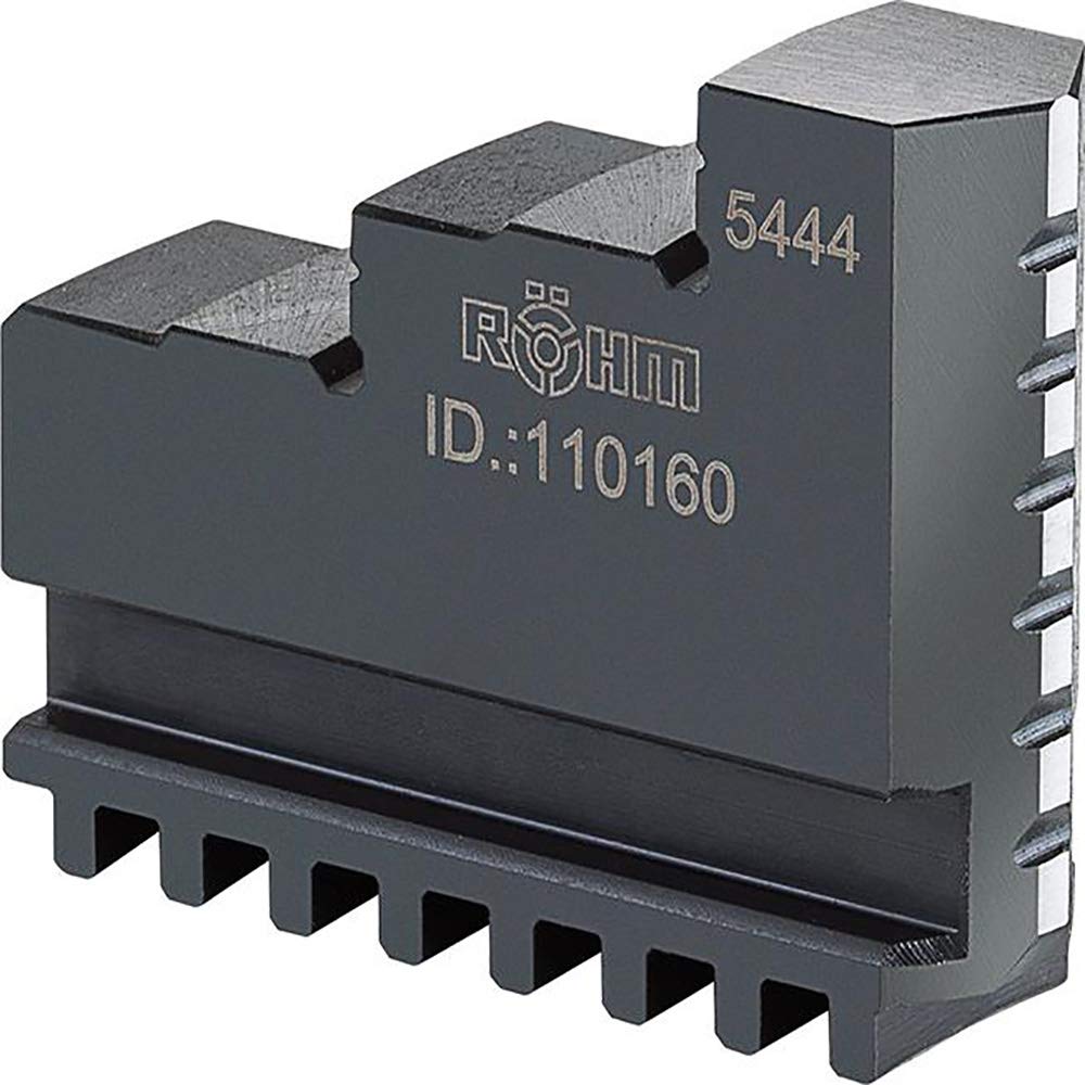 Mâchoires de rechange RÖHM 0007630360160 pack de 3 pour éliminer le jeu et les vibrations du mandrin