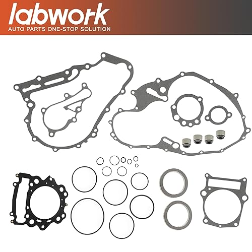 Miniatura 6 de labwork Juego de juntas con sellos de válvula de repuesto para Yamaha Raptor 700 700R 2006-2014