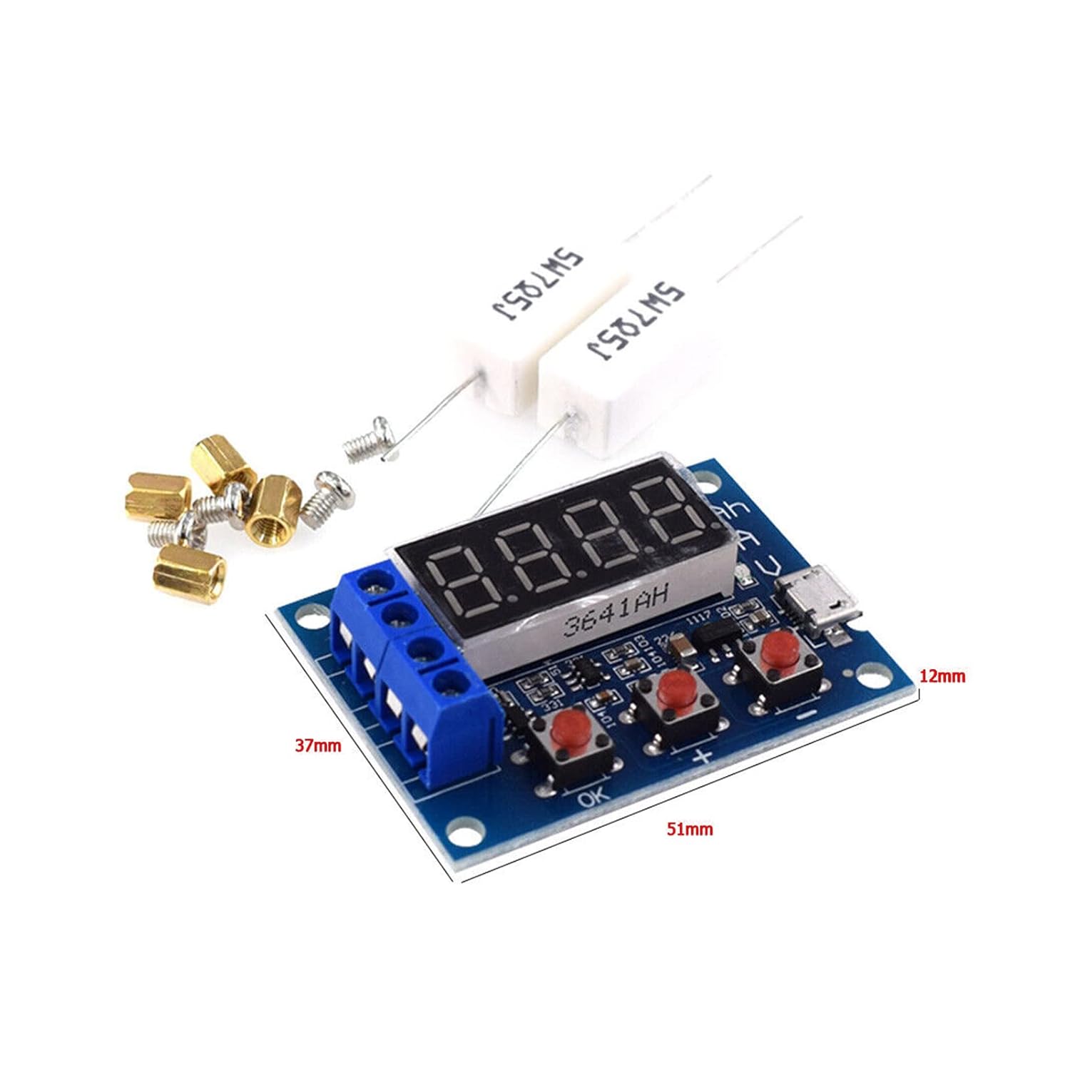 Battery Capacity Tester Module 18650 Lithium LeadAcid