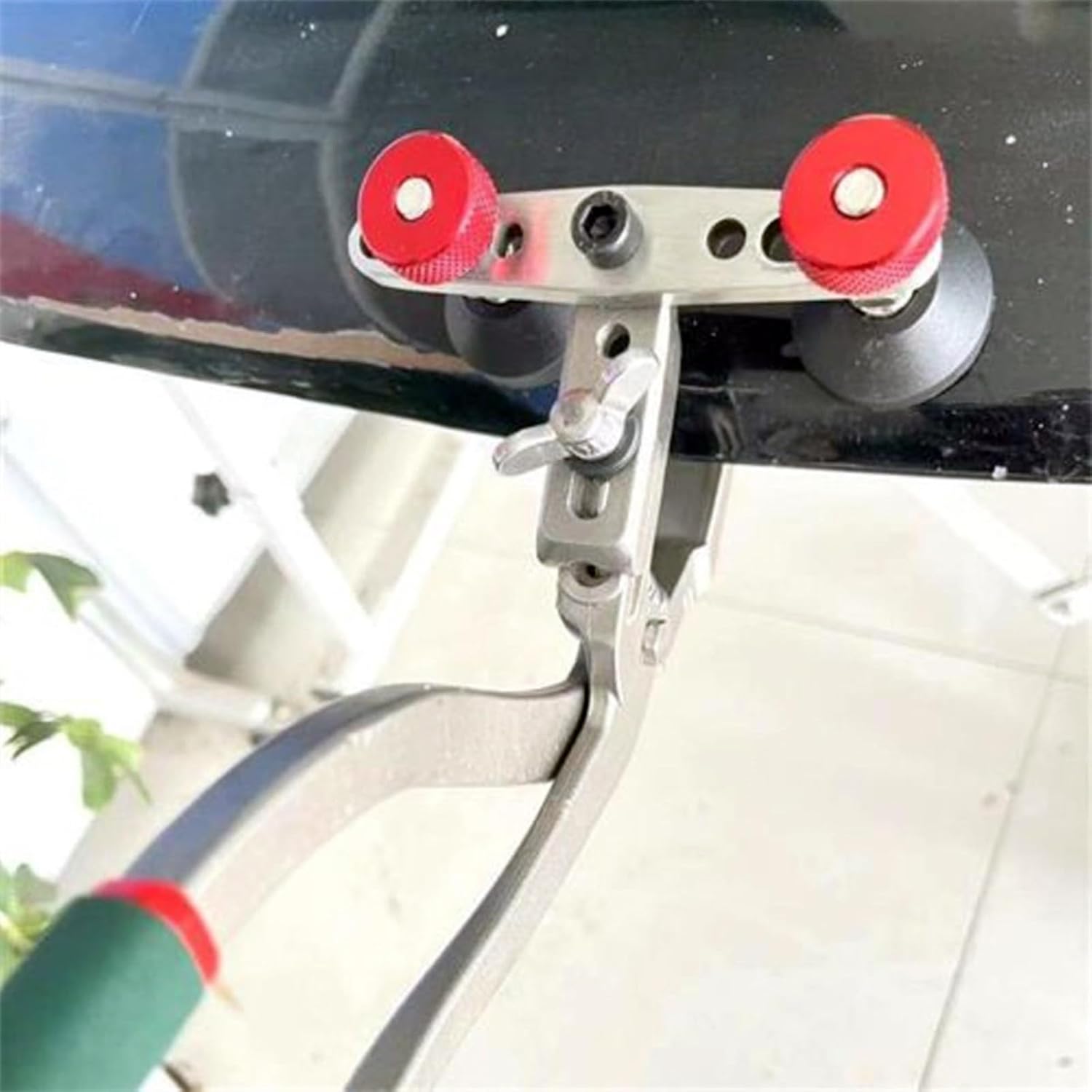 Car Dents Puller Kits For Bodywork Restoration Without Tire Removal Stainless Steel Antislip Grip Auto Repair Accessory Flat Hole Car Dent Puller