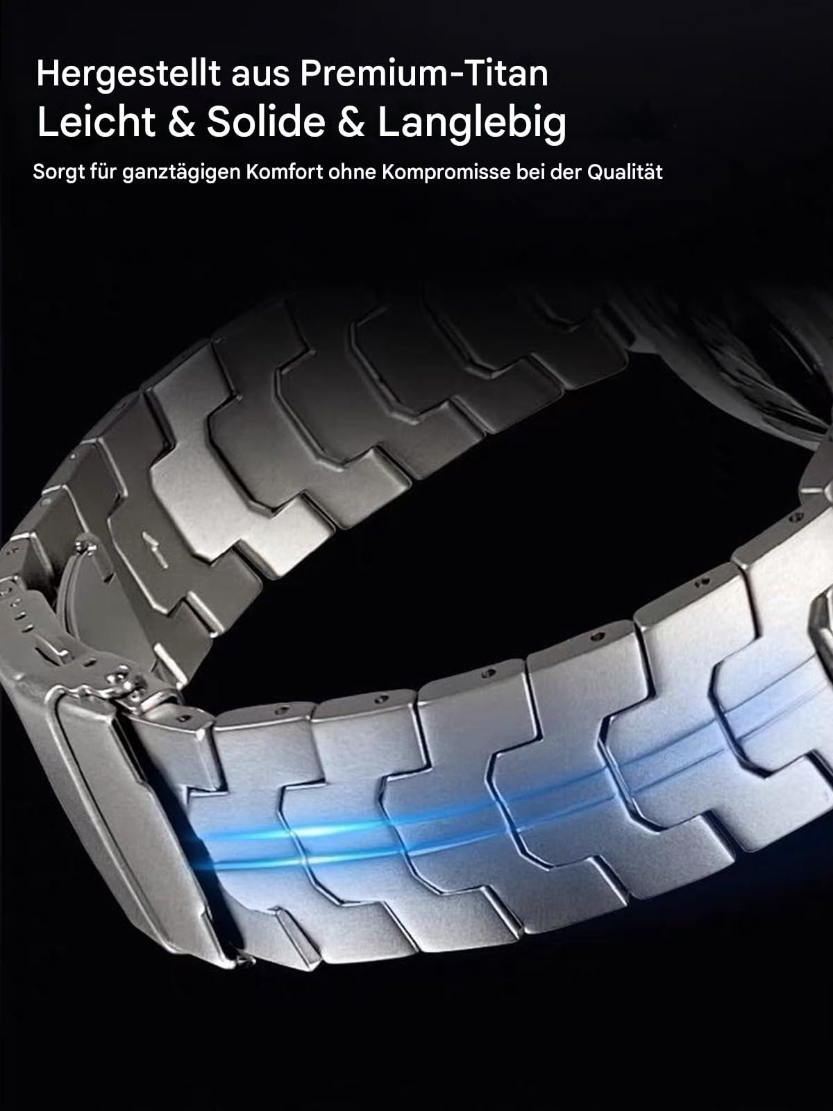 26mm Titan Armband Kompatibel mit Fenix 8 51mm/Enduro 3 51mm/7X Pro/6X Pro, 22mm Metall Armband Schnellverschluss Kompatibel mit Fenix 8 47mm/E 47mm/7/6 Pro/5 Plus/Forerunner 965 955