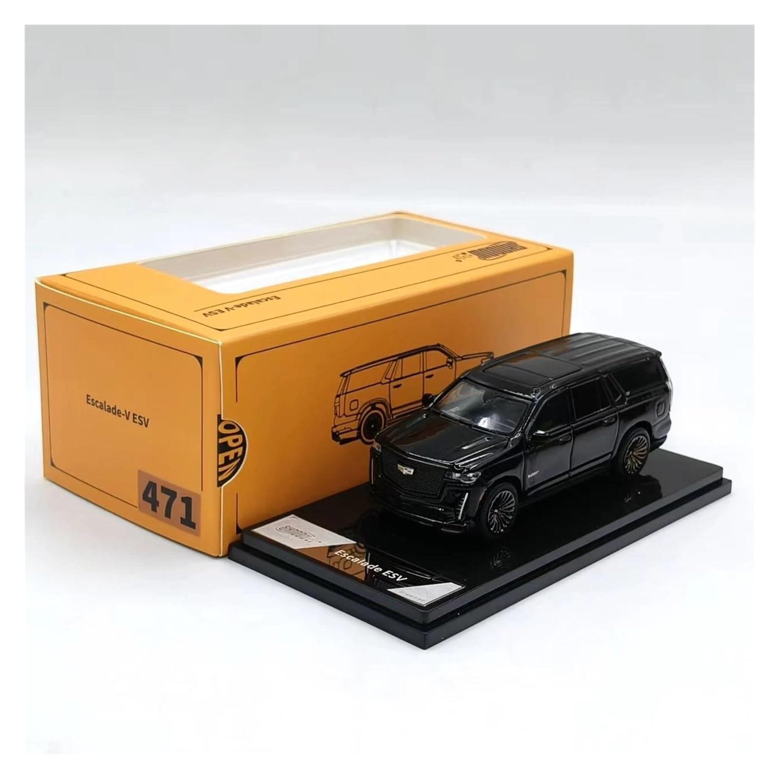 Metallo Scala Replica 1 64 Per Escalade ESV SUV 2023 Auto In Lega Pressofusa Decorazione Per La Casa Souvenir Bianco Hobby Veicoli Giochi Set