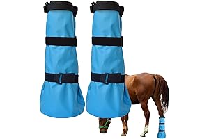 Clean Trax for Horses: Equine Soaking Boot for Hoof Care and Icing Treatment