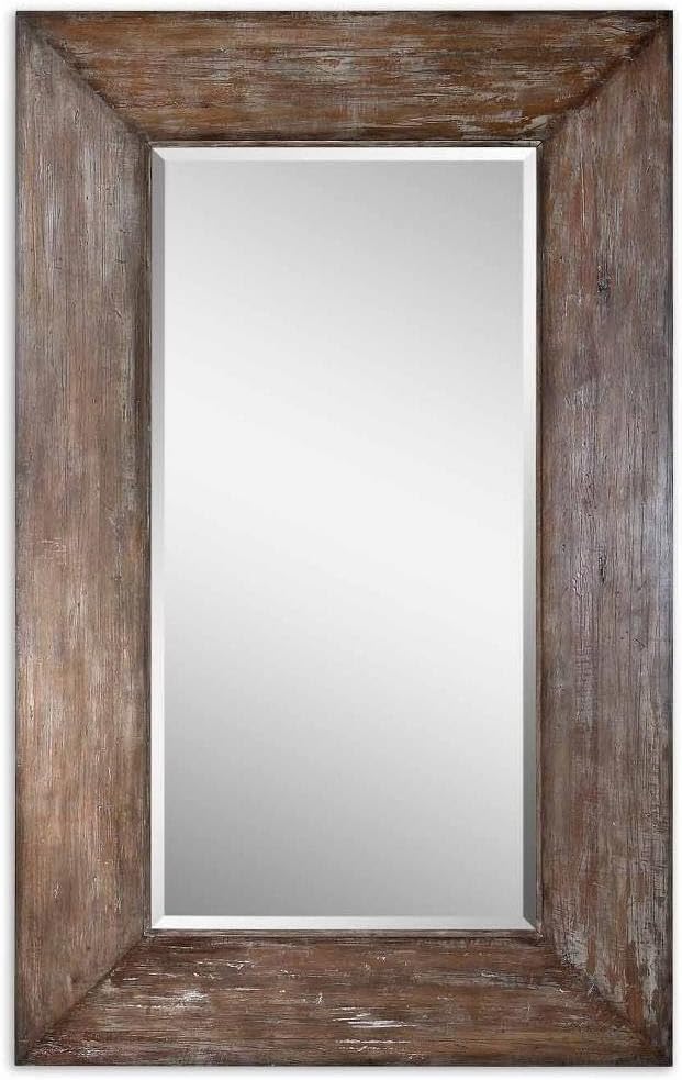 Uttermost 09505 Langford Wood Mirror, Large, Gray