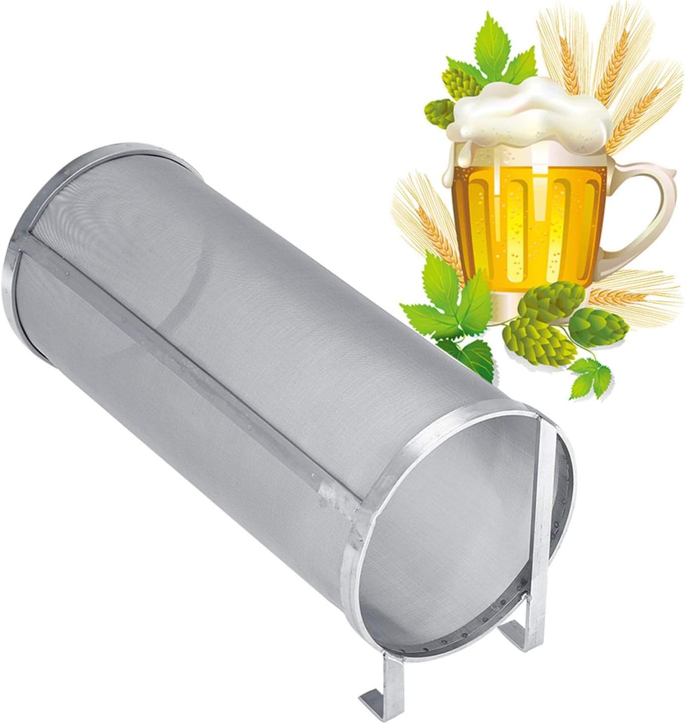 Stainless Steel Beer Kegs Filter with Double Hooks Small Brewery Equipment for Easy Use in Homebrews Equipment