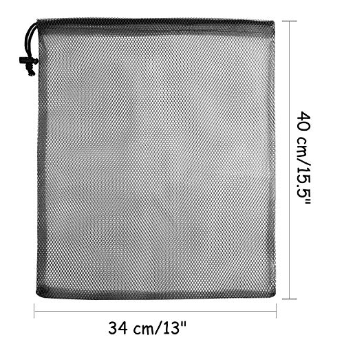 Bolsa de malla de nailon resistente con cordón ajustable para almacenamiento 2