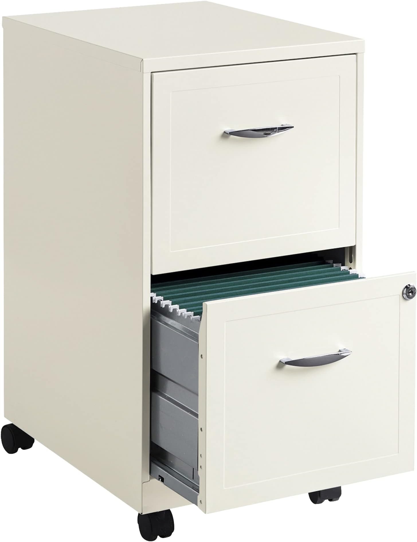 Realspace® 18"D 2Drawer Vertical File Charcoal
