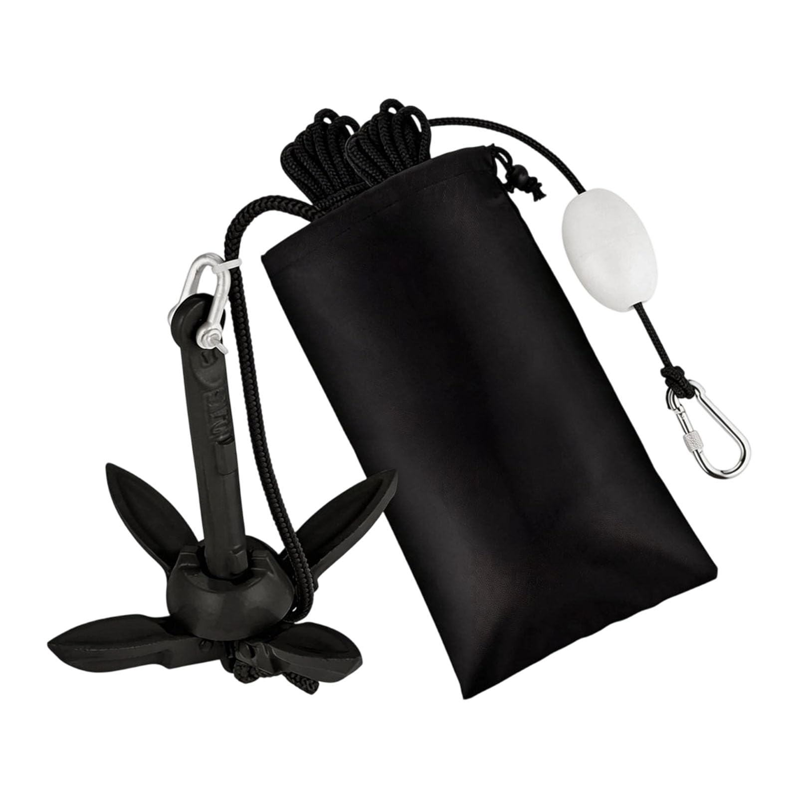 Ensemble d'amarrage pliable compact avec grappin de qualité