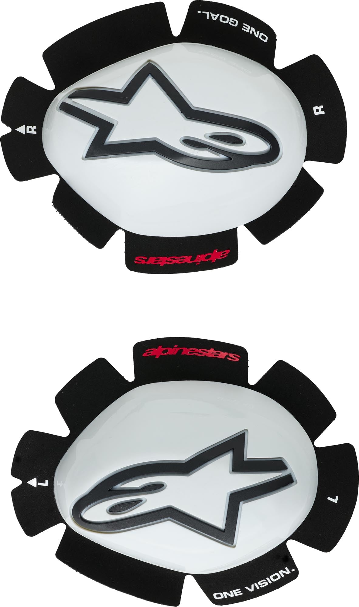 Alpinestars GP Tech Slidery kolanowe, biały/czarny