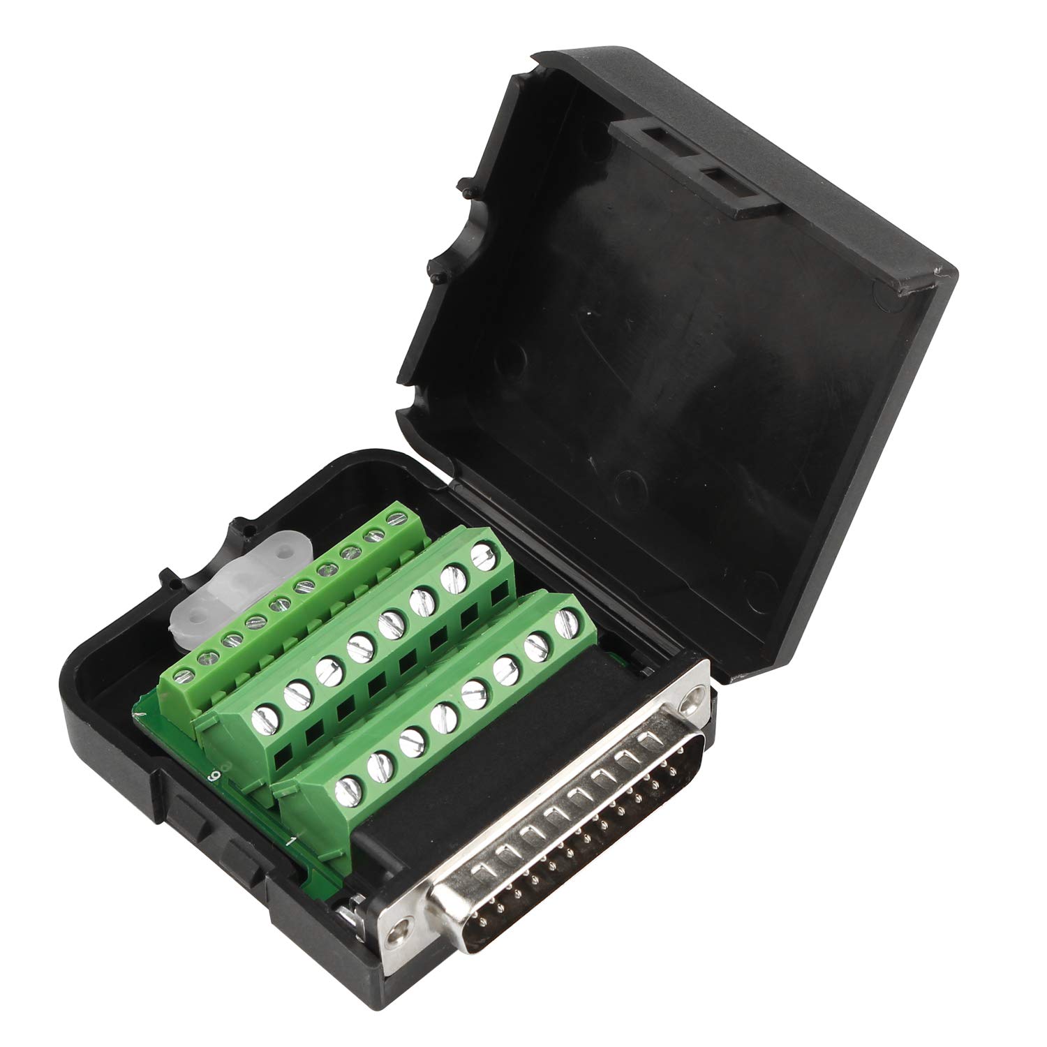 Lot De 5 Connecteurs DB25 Mâles à Souder Avec Boîtiers - Kit Complet RS232 25 Broches Pour Automatisation Industrielle