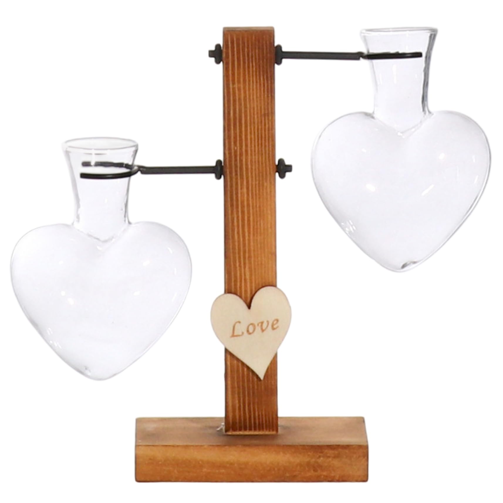 Affichage déco végétal romantique en forme de coeur à offrir
