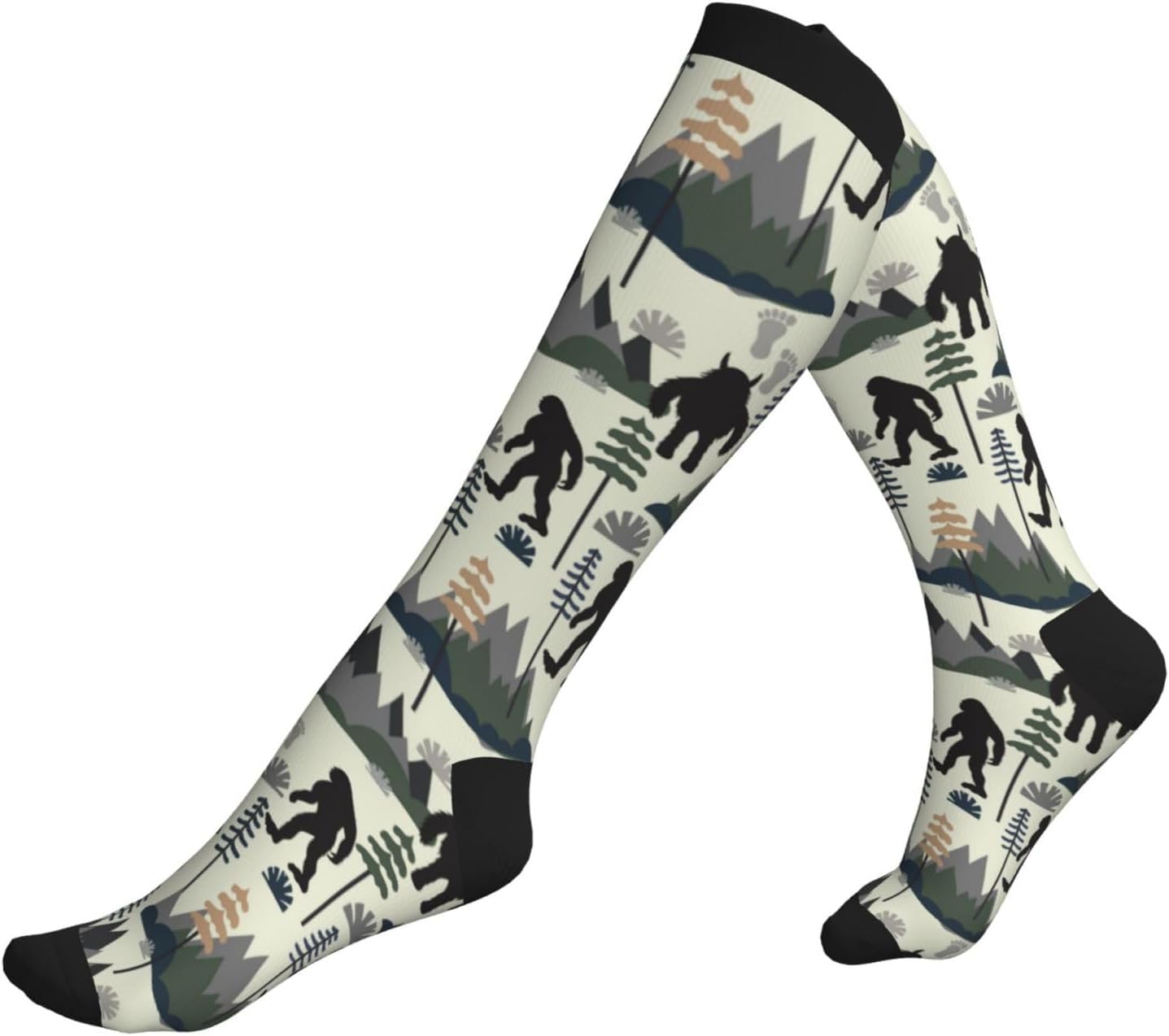 Compression Socks For Women & Men Circulation 15-20 Mmhg Knee High Best Support For Travel Running Athletic - Image 4