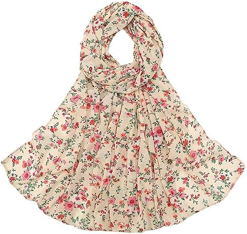 MAIRY Women's Scarves & Wraps Soft Floral Print Shawl