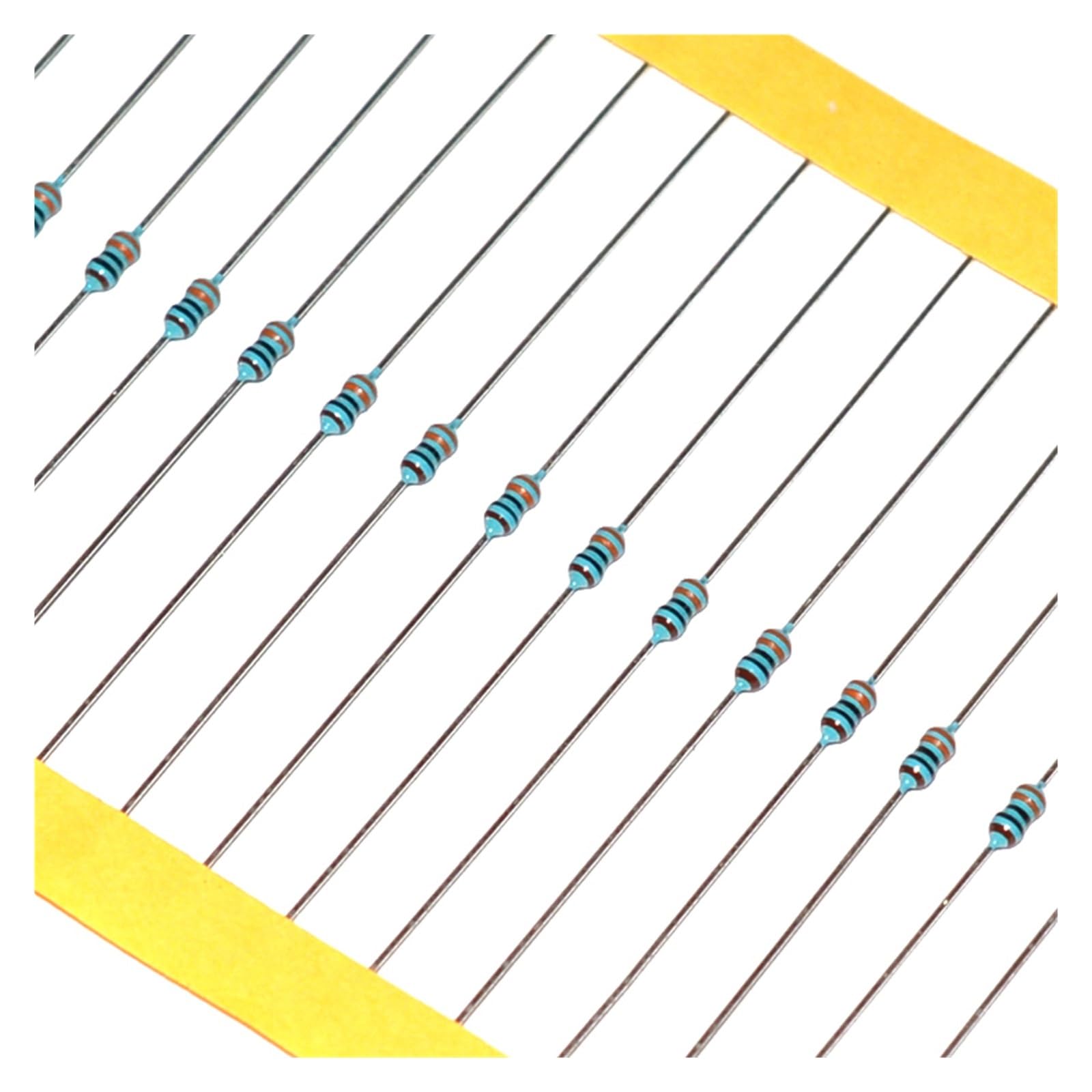 100 Pcs 1/8W 1/6W Metal Film Resistor 1R8 2R 2R2 18R 20R 22R 1K8 2K2 22K 220K 1.8 2 2.2 18 20 22 180 200 220 R K M Ohm 1% 0.125W (Size : MF0.125W 2M 100pcs)