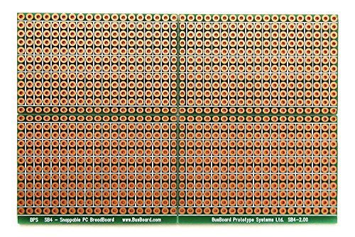 One-Day Sale: Up to 60% Off SB4 Snappable PC BreadBoard, Scored PCB, Snaps Into 4 Small Boards, 2-Layer, Plated Holes, Power Rails, 2.5 x 3.8in (63.5 x 96.5mm) Lowest Price SB4 Snappable PC BreadBoard, Scored PCB, Snaps Into 4 Small Boards, 2-Layer, Plated Holes, Power Rails, 2.5 x 3.8in (63.5 x 96.5mm)
