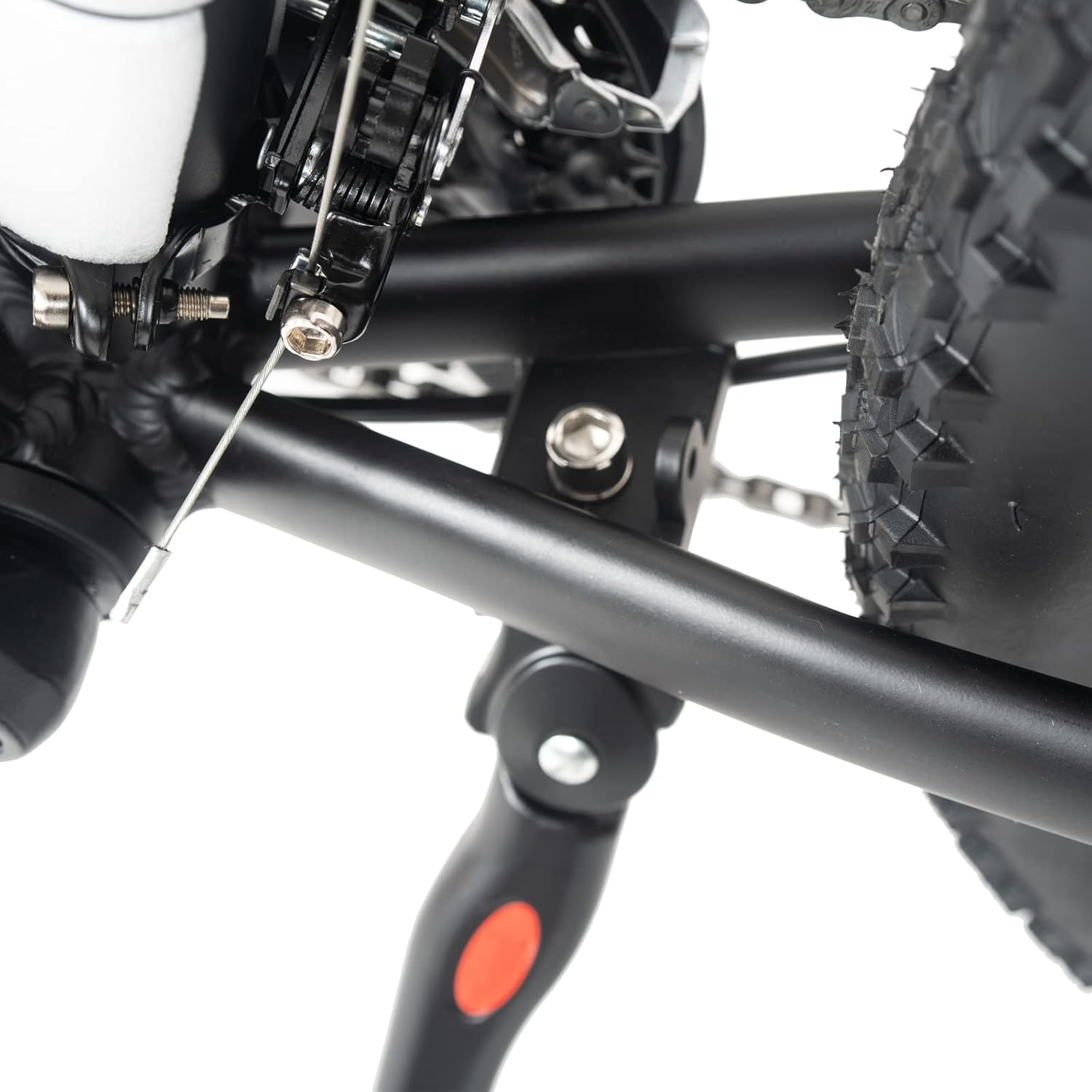 DWMEIGI Bicycle Kickstand, Adjustable Aluminum Alloy Center Mount Kick Stand for 22~29 Inch Mountain Bike/BMX/MTB