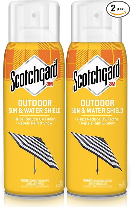Scotchgard Sun and Water Shield, Repels Water, 10.5 Fluid Ounces (2 Cans)
