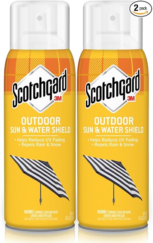Scotchgard Sun and Water Shield, Repels Water, 10.5 Fluid Ounces (2 Cans)