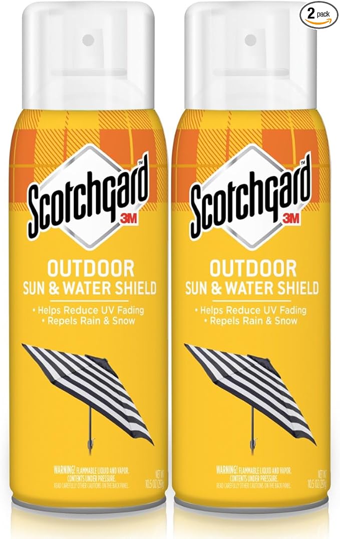 Scotchgard Sun and Water Shield, Repels Water, 10.5 Fluid Ounces (2 Cans)