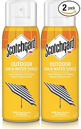 Scotchgard Sun and Water Shield, Repels Water, 10.5 Fluid Ounces (2 Cans)