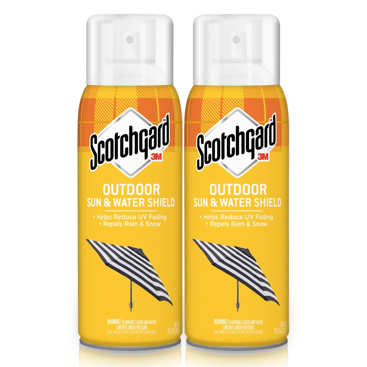 ScotchgardSun and Water Shield, Repels Water, 10.5 Fluid Ounces (2 Cans)