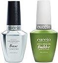 Cuccio LED/UV Universal Base Soak-Off & Brush-On Builder 0.43oz Duo Set