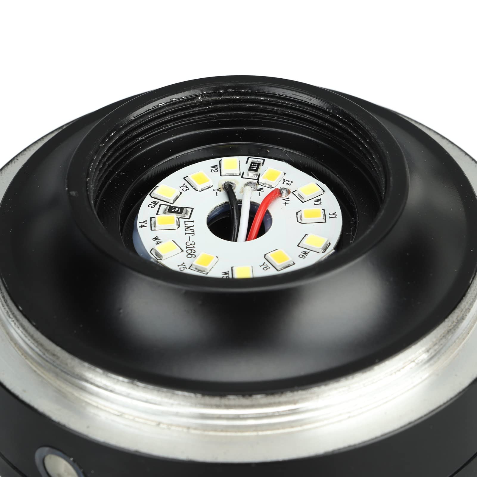 Syrisora Lámpara de mesa inalámbrica de 3 colores con atenuación continua, lámpara de mesa LED, recargable, lámpara táctil para mesita de noche (negro)