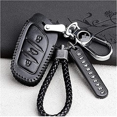 LIBAOBAO Car Key Cover For MG ZS EV EZS HS EHS 2020 2019,Car Remote Control Key Cover Case,Protective Key Fob Cover,Car Accessories Cover