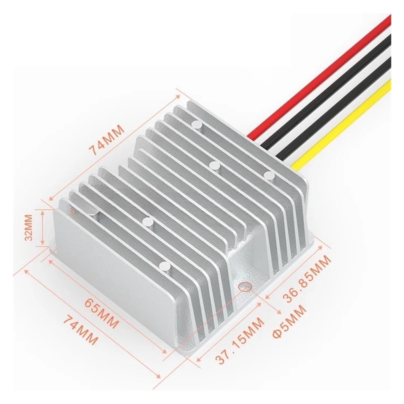 Regolatore di Tensione CC Buck Converter, Convertitore regolatore DC-DC Step-up Boost da 10-40 V DC in Ingresso a 52 V DC in Uscita da 1 A a 4 A(4A)
