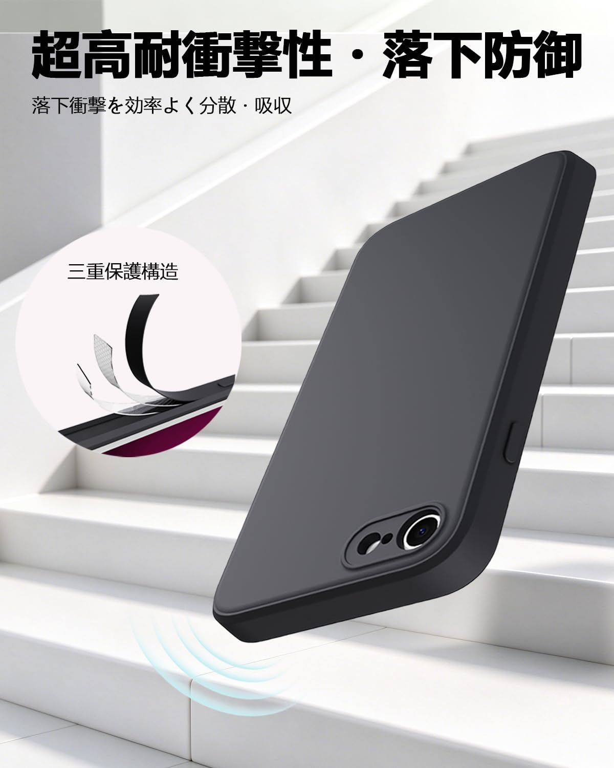 Amazon.co.jp: PinLiSheng 対応 iPhone SE ケース 第2世代 第3世代