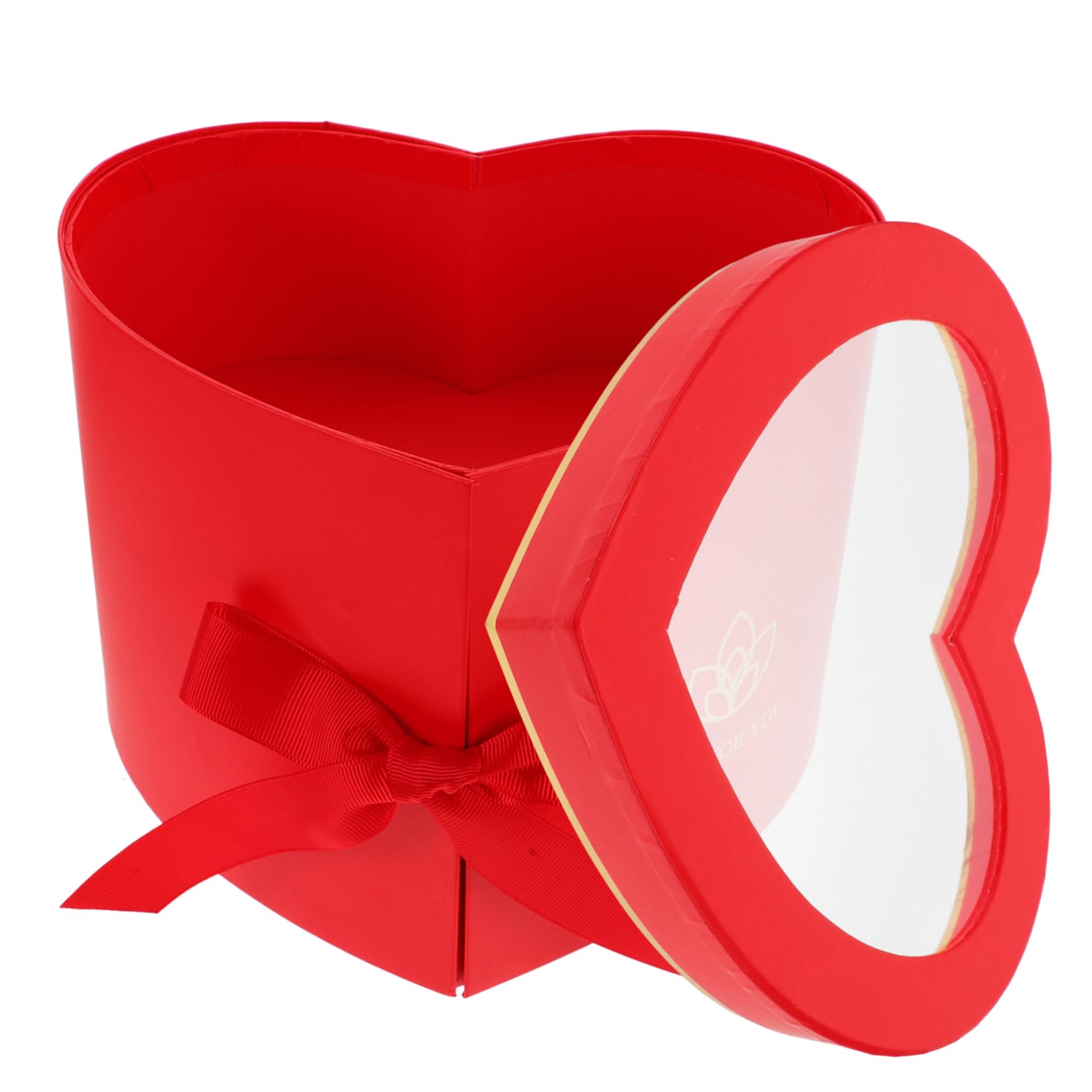 Ipetboom 2stücke Herzförmige Geschenkbox Doppelter Drehbar Kreative Verpackung Für Blumen Für Geburtstage Hochzeiten Und Valentinstag