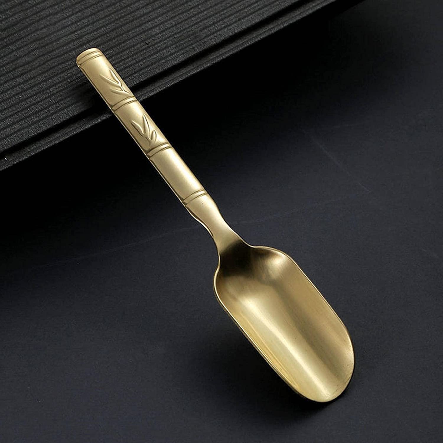 Łyżka Dla Restauracji Mosiądz miedzi dinner Zestaw łyżki Tea Spoon Desery Kawa Lody Akcesoria Kuchnia Bar Narzędzia Codzienne Użytkowanie