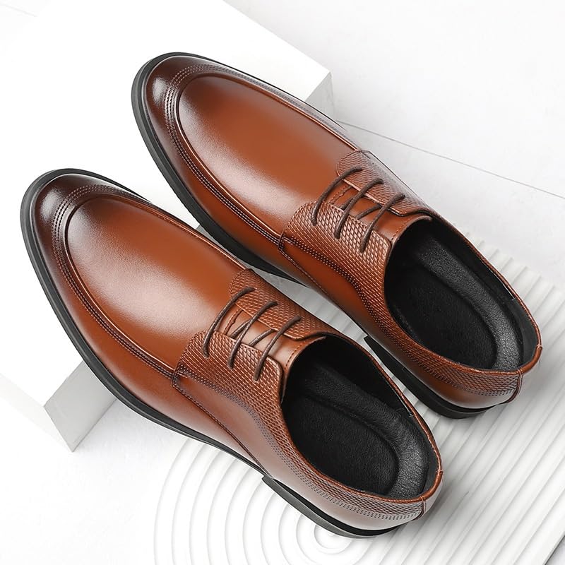 Mens Oxfords Lace-up Comfortable Soft Oxford Patent Leather Men's Wedding Shoes4