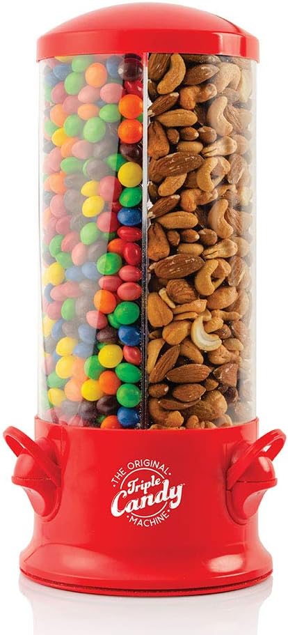 Cand Candy Dispenser, 5.75 x 12.00 x 5.75, Red