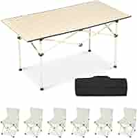 Amazon.co.jp: テーブル チェアセット アウトドア 折りたたみ 7