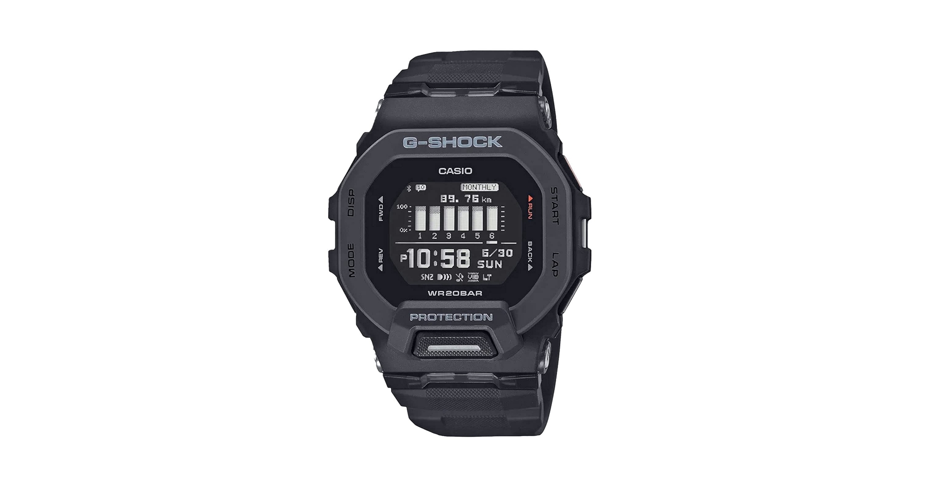 Amazon.com: G-Shock Men's GBD200 Square Case Watch Black