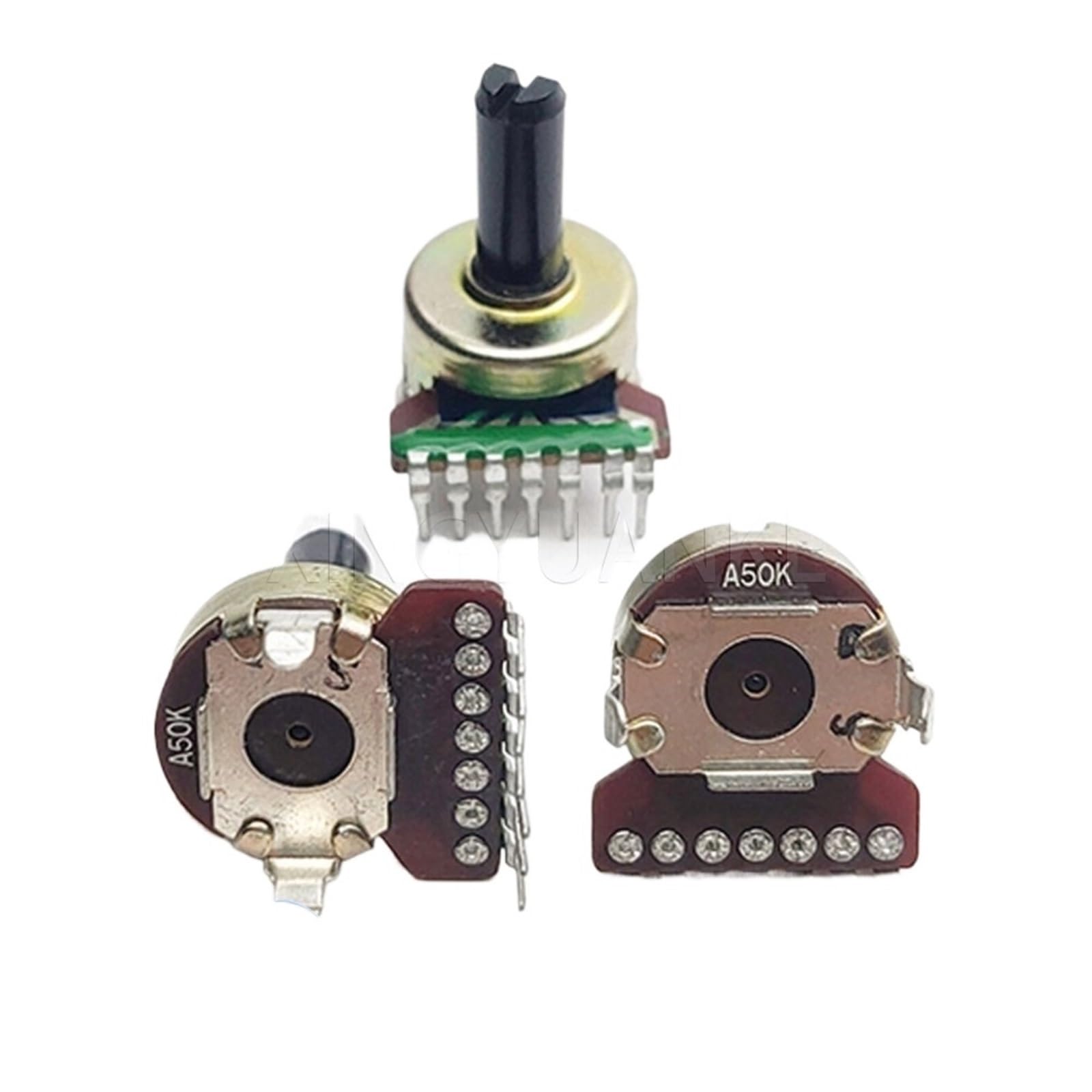 Potentiomètre rotatif vertical contre les grésillements audio - 4