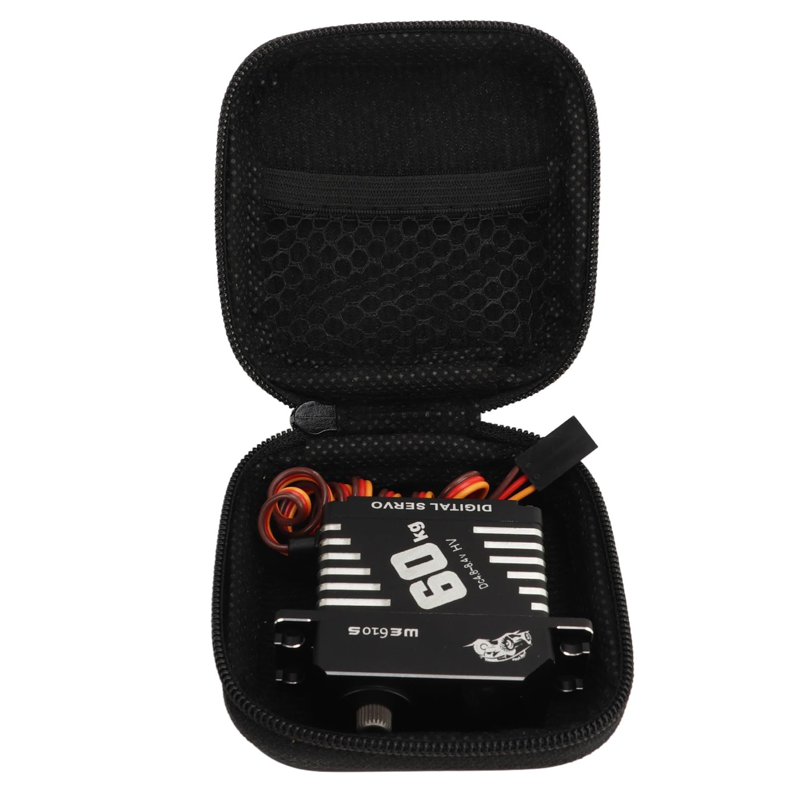 Servomotor digital de alto par de 60 kg Engranaje de metal con carcasa de aleación de aluminio para coches RC Robots Helicópteros Escala 1/10 1/8 1/5 40x20x46 mm