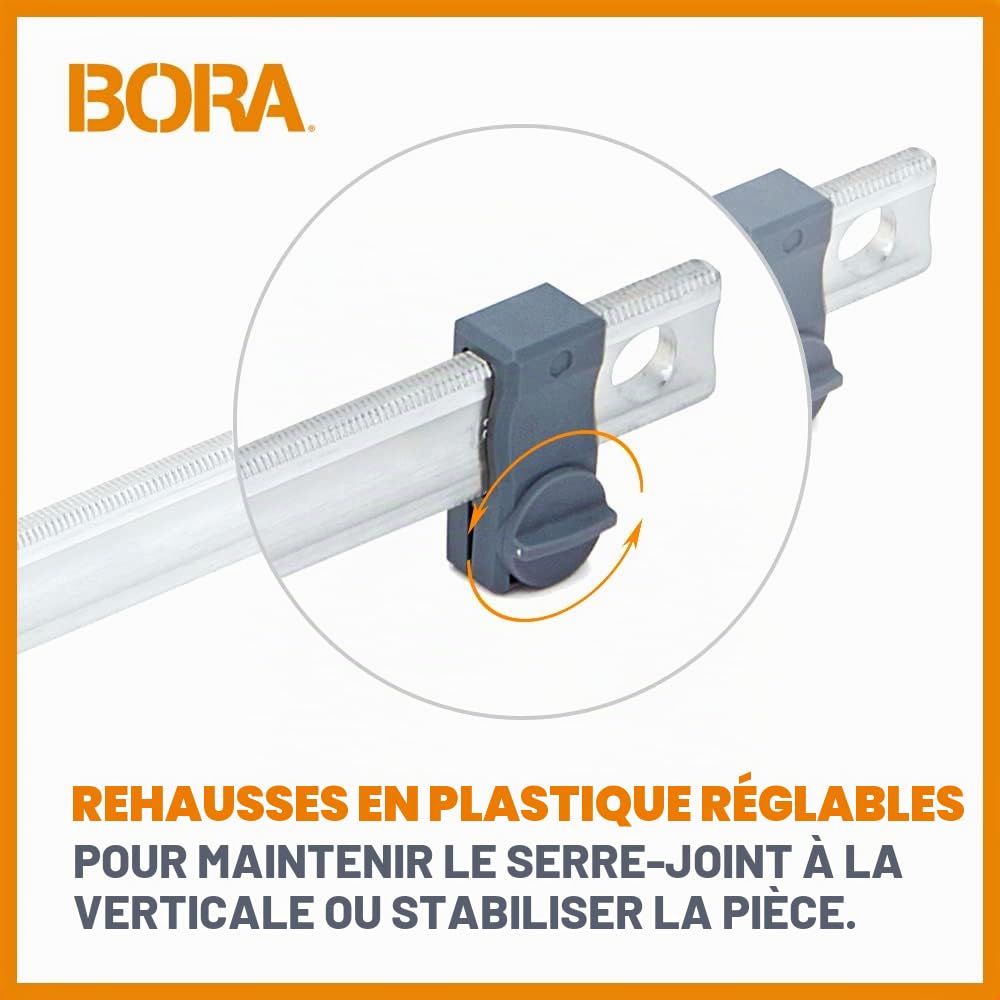Bora Lot de 2 colliers de serrage parallèles de 101,6 cm, 571140T