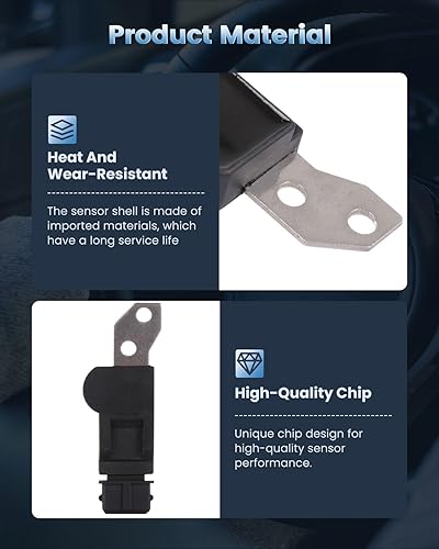 Miniatura 5 de ECCPP Sensor de posición del árbol de levas para Chevrolet Aveo Aveo5 1.6L, para Pontiac Wave 1.6L, 96253544 2134701 PC592