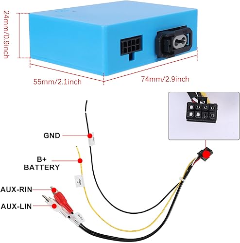 Miniatura 4 de Caja de decodificador de fibra óptica para Mercedes Benz S CL SL CLS SLK E Class (W219 W211 W171 2003-2008)