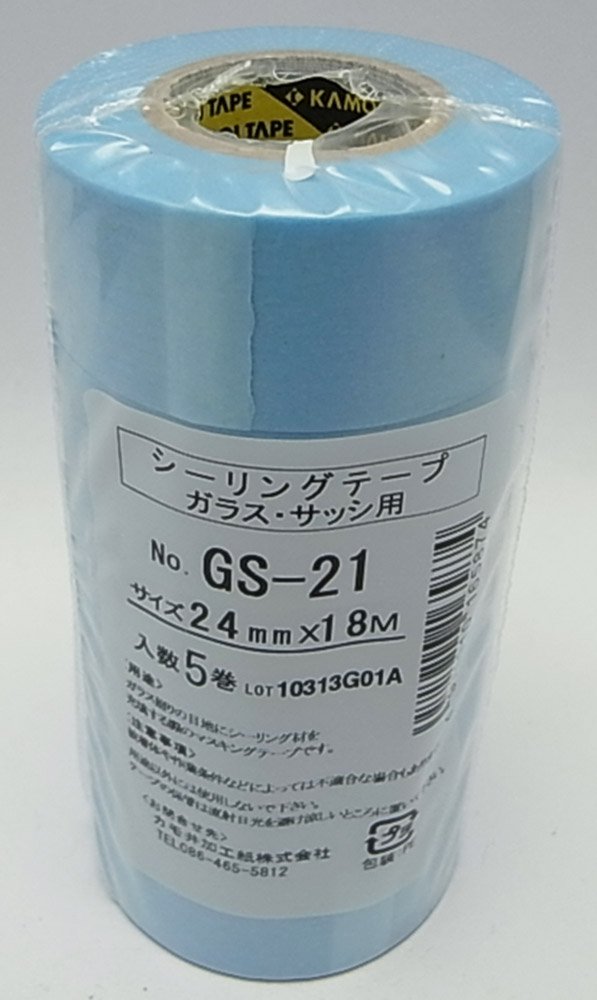 Amazon | カモ井加工紙 シーリングテープ ガラス・サッシ用 No.GS-21
