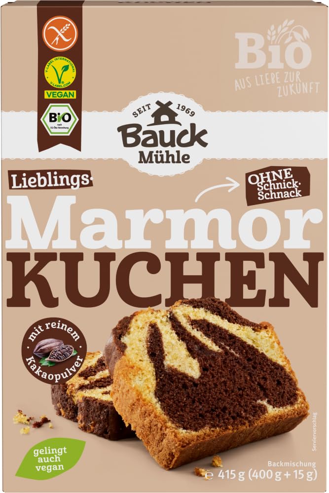 Marmorkuchen glutenfrei Bio 18 x 415 g