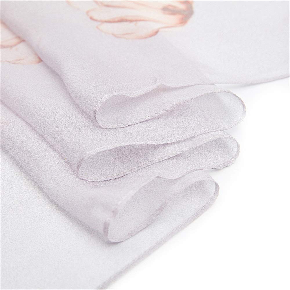 Pañuelos cuadrados de satén, Bufanda de cuello cuadrado, chal ligero seda satinada suave. Mujer Estampado floral Multi