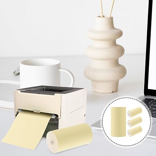 Miniatura 3 de NUOBESTY Rollo de papel térmico para recibos, 4 rollos, rollo de papel de caja registradora, papel de impresora térmica de recibos para máquina de