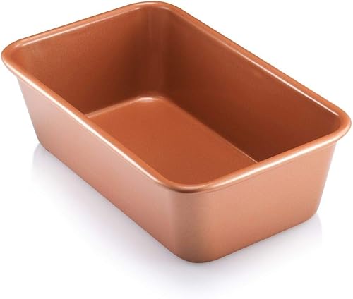 Gotham Acero ti-cerama antiadherente molde para pan en color griscobre