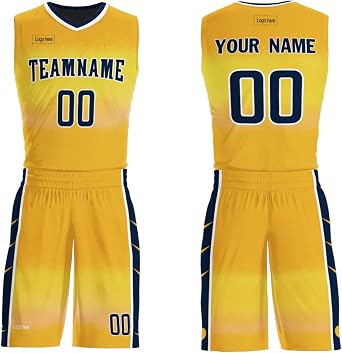 Custom Basketball Jersey and Shorts, Personalized Jersey Team Uniform with Name Number Logo for Men Women Youth Fans Jerseys