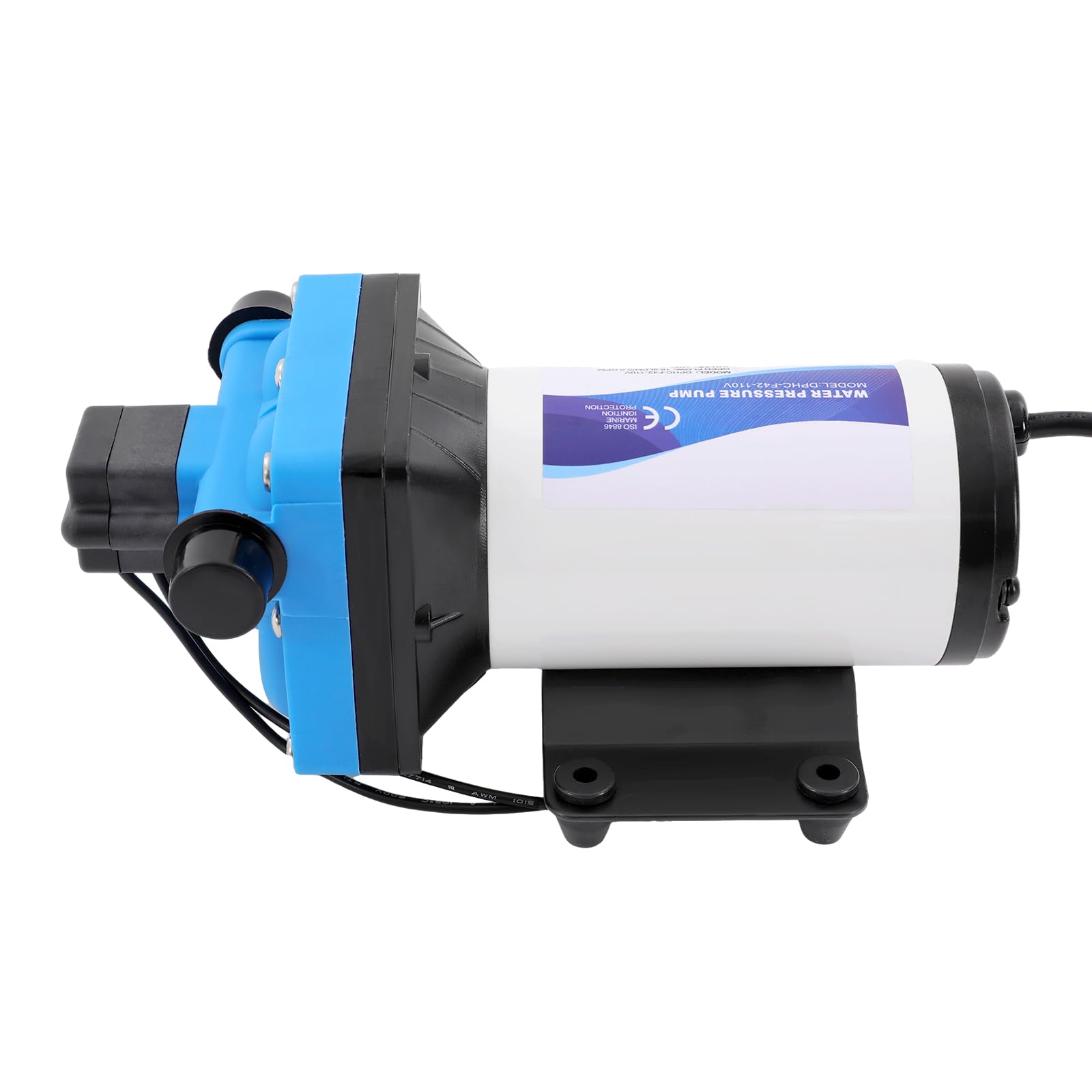 Diaphragm Water Pump, 110V 5.0GPM 55PSI Self Priming Automatic Diaphragm Pump with Pressure Switch and Standard Port, Electronic Pump for Industrials, Agriculture, 3m/9.84ft Suction Range